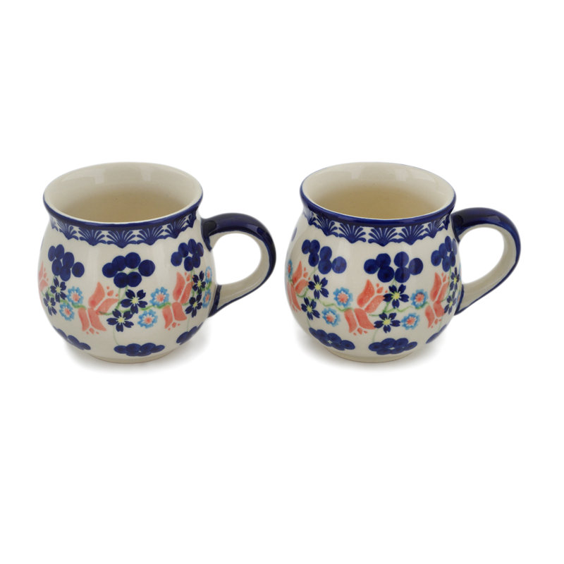 Tasse à café brillante Beauty Polish, 12 oz., Baies tulipe, 2