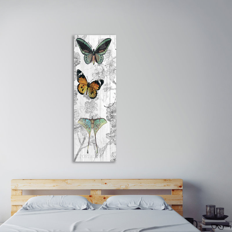 Butterflies Are Free by Kimberly Allen - Wrapped Canvas Panoramic Print, 91cm H x 30cm W x 4cm D