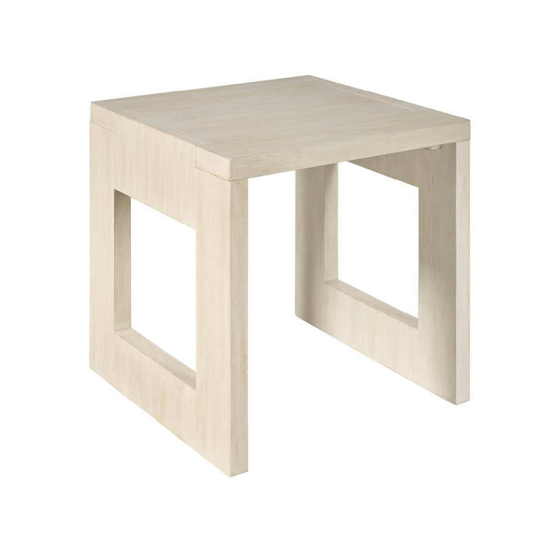 Dwell End Table, Ivory