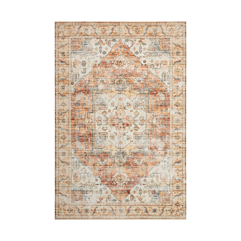 Tapis rectangulaire Anyssia avec envers antidérapant, Rectangle 4 pi x 6 pi