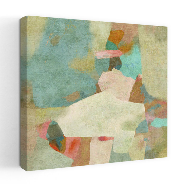 Bedtime Story Abstract Art contemporain, H 18 po x l 18 po