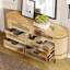 Commode cannelée à 6 tiroirs, commode moderne à profil incurvé-1282941303