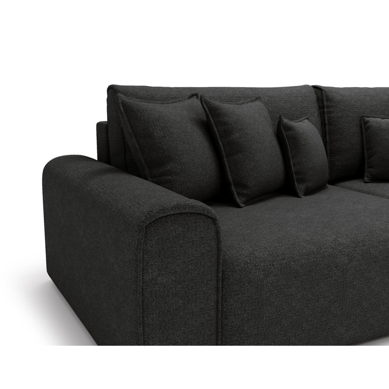 Venus 2 Seater Sofa, Black