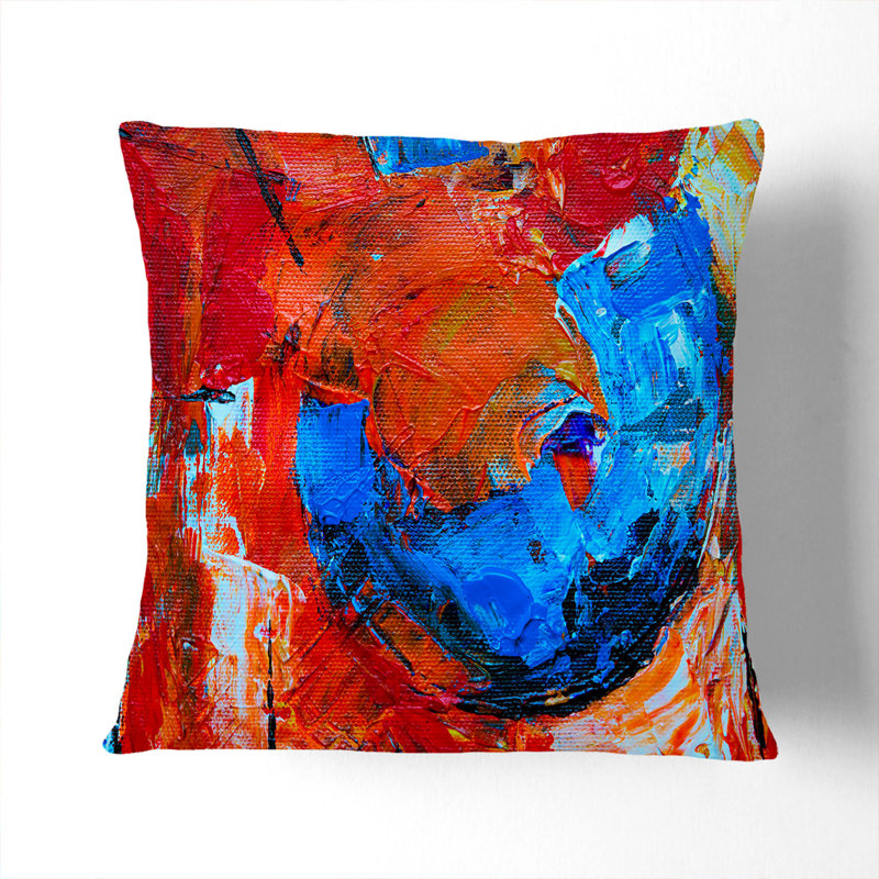 Square Throw Cushion, White, 55 x 55 cm