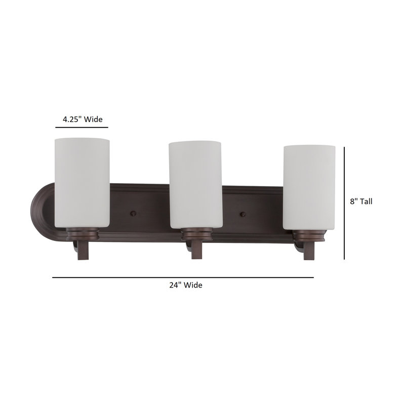 Habibatou 3 - Light Dimmable Vanity Light, Bronze