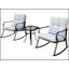 Ensemble de conversation d'extérieur 2 personnes avec coussins, chaise simple, table Shanari-367236873