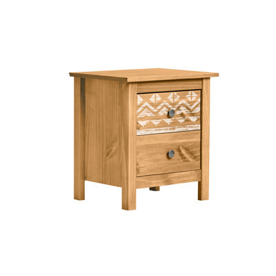 Mcginn 46cm W Solid Wood Bedside Table