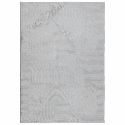 Charmel Machine Woven Polypropylene Grey Rug