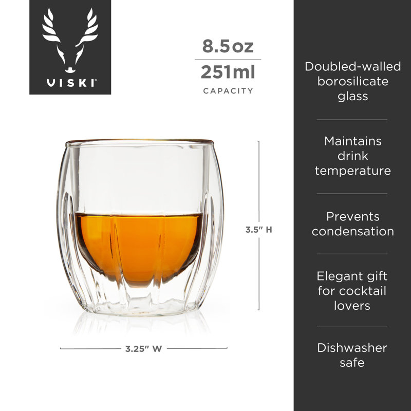 Double-Walled Spirits Glasses