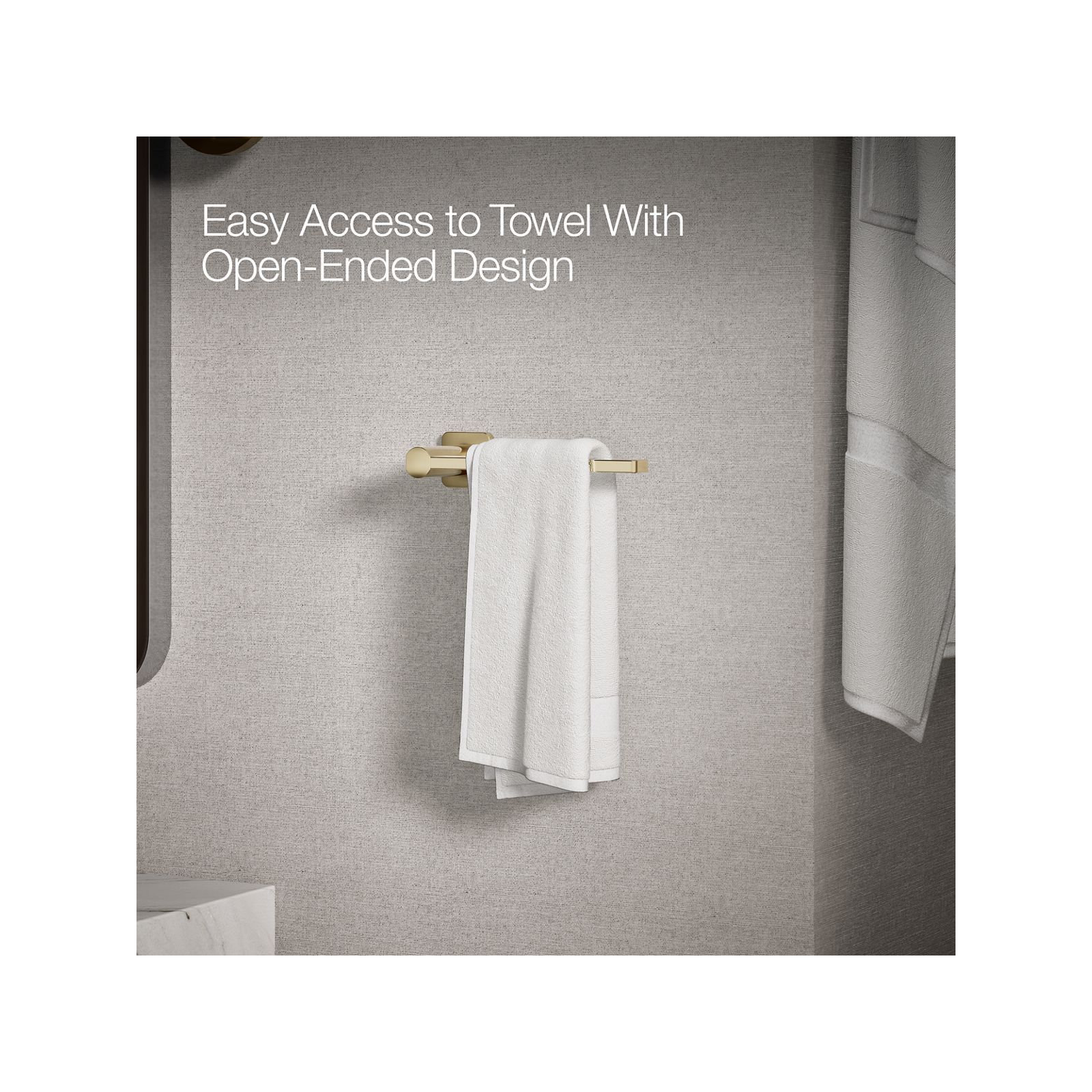 Parallel Towel Arm, Gold