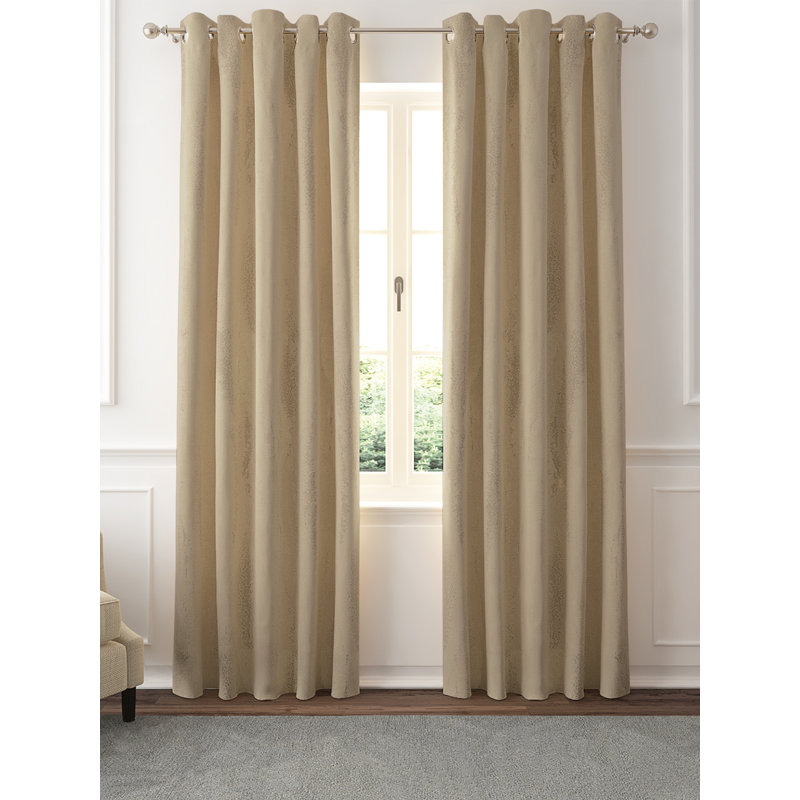 ORBIT Blackout Curtain Pair, Butterscotch