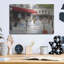 «Relaxing at the Cafe I» par James Wiens, art mural en métal-866138173