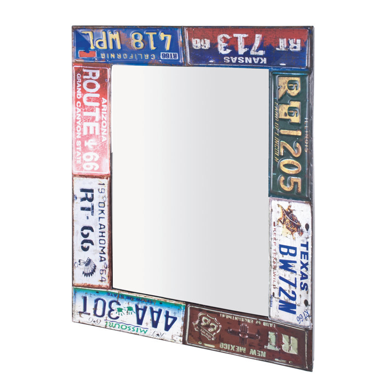Doty Metal Flat Wall Mirror