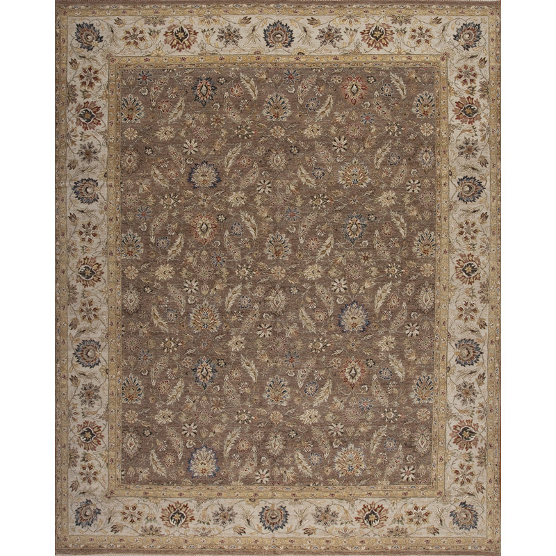 Sovereign Hand Knotted Wool Area Rug, Rectangle 8' x 10'
