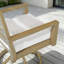 Chaises de patio pivotantes en aluminium avec coussins