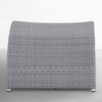Halo Woven Ottoman - Oyster