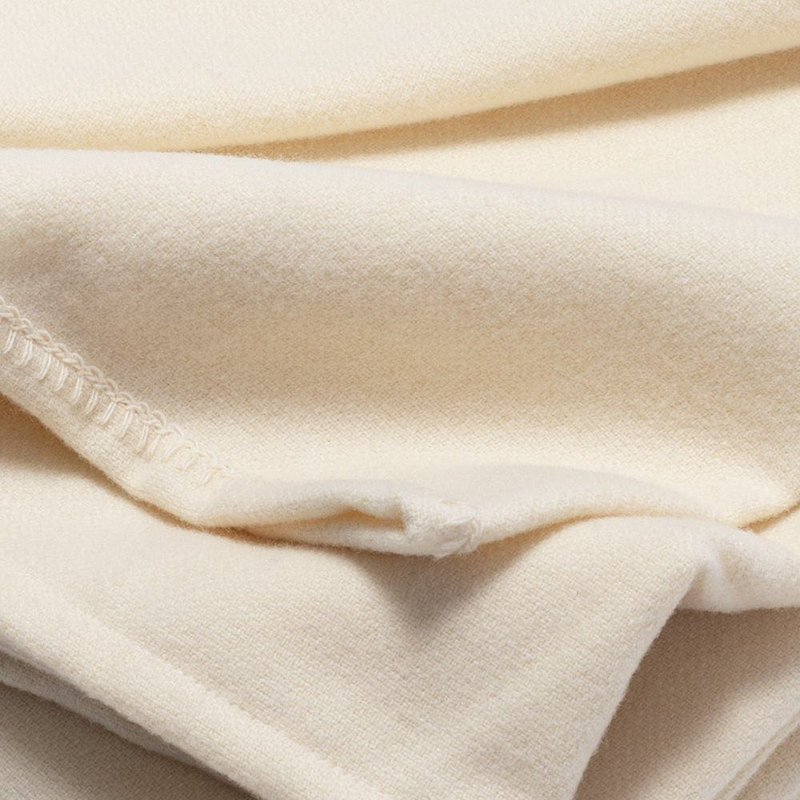 Couverture en laine Lakefront, 108 po x 96 po, Blanc