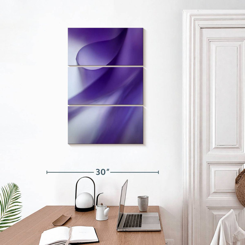 Avery Curves In Purple, 32" H x 20" W