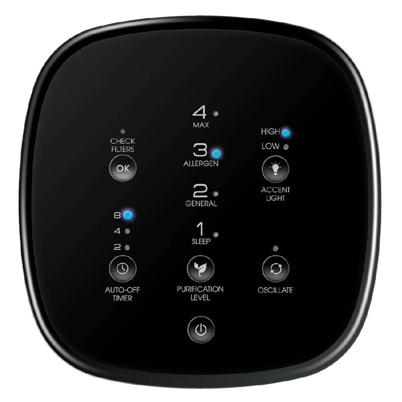 Honeywell Air Genius 4 Oscillating Tower Air Purifier and Odor Reducer