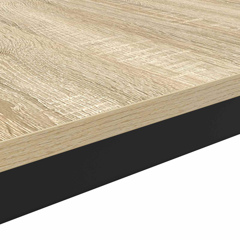 Coffee Table, Sonoma, Black, 36cm. H x 60cm. L x 50cm. W