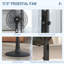 HOMCOM 135 Pedestal/Standing Fan Fan