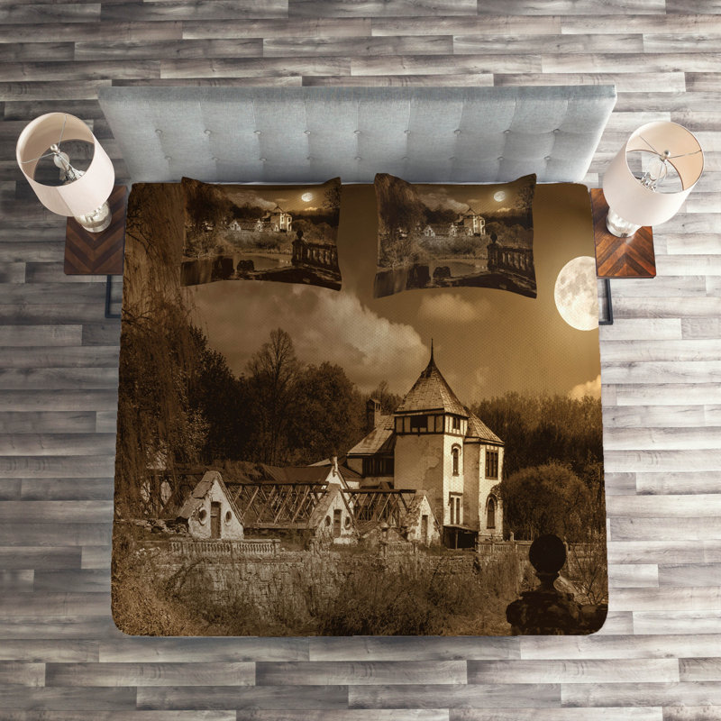 Farmhouse / Country Polyester Coverlet