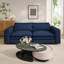 Canapé-lit King Size 93" convertible 3 en 1 avec méridienne intégrée, revêtement en polaire Sherpa pour salon-1174833557