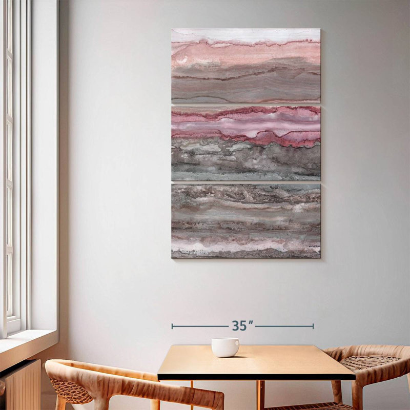Avery Rose Quartz Quarry, 65" H x 42" W