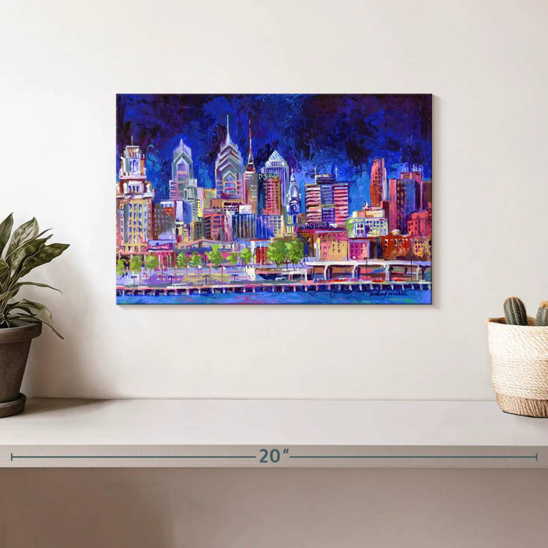 Ravi Philadelphia, 8" H x 12" W
