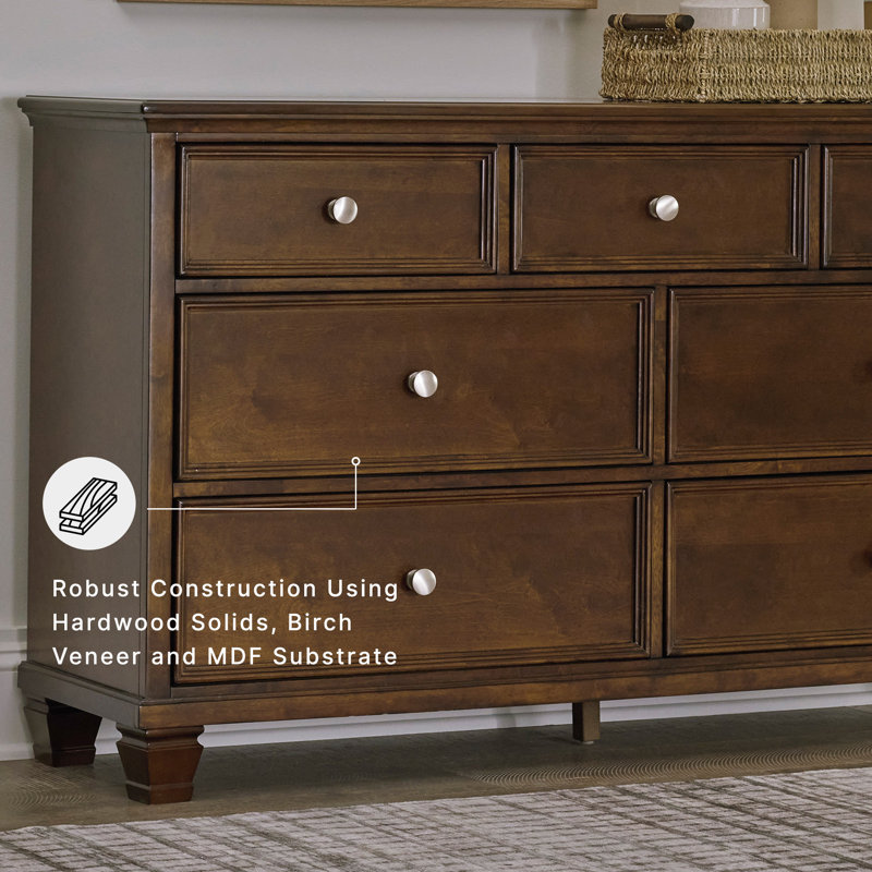 Allabaksh 7 Drawer 62" W Dresser