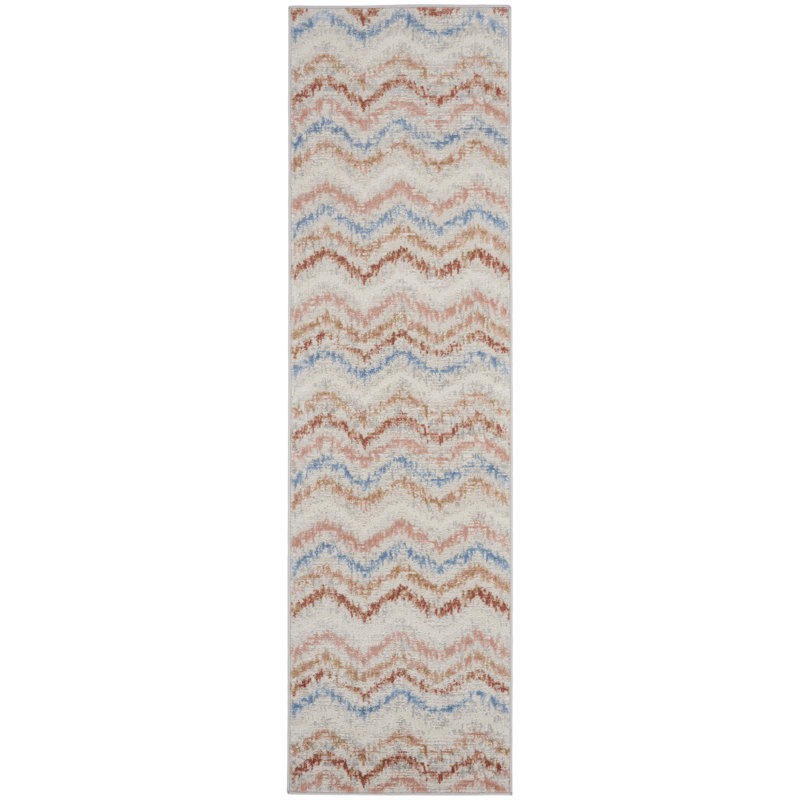 Lee-Robinson Chevron Indoor Rug, Runner 2'3" x 7'6"