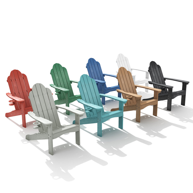 Chaise Adirondack en plastique Bickford, Sarcelle