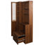Armoire de cuisine Maryanna avec tablettes coulissantes multifonctionnelles, 3 portes et beaucoup de rangement pour un décor de maison de campagne moderne