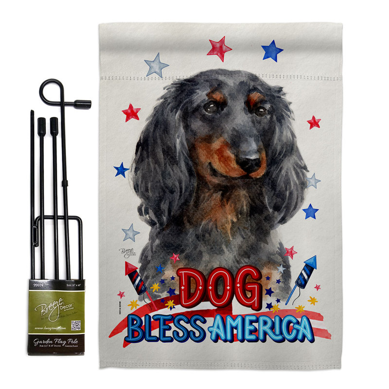 Double Sided 18.5'' H x 13'' W Polyester Animal Garden Flag