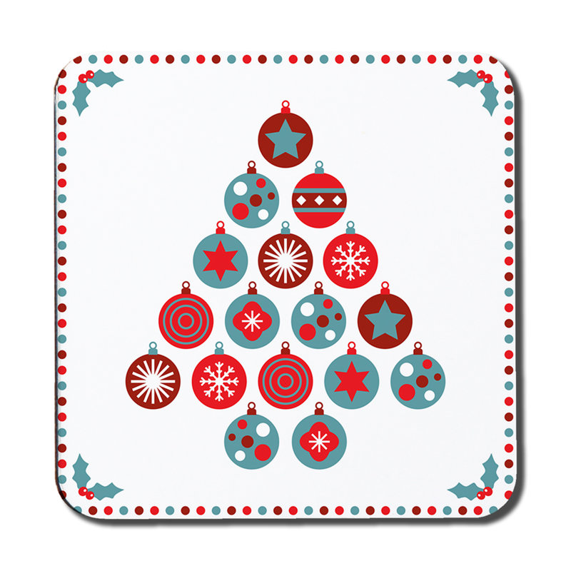 Square 6 Piece Coaster Set