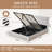 Braya Luxury Boucle Hydraulic Lift Up Storage Upholstered Platform Bed With Rounded Bolster Design,White,Queen-123040674-123040675