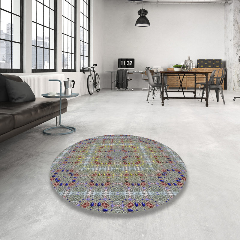 Wool Indoor Rug, Round 7'
