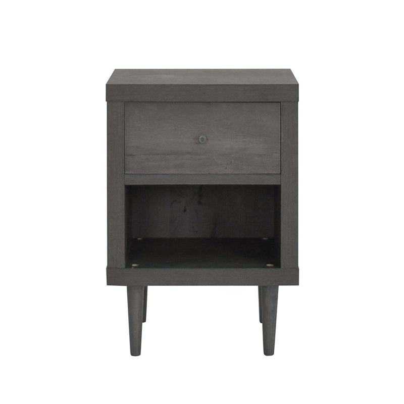 Laila 18.5'' W Nightstand, Gray, 1