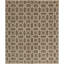 Himalayan Geometric Area Rug in Brown