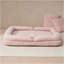 Canapé-lit double convertible pliable, rose-1096211982