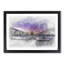 St. Pauls Cathedral in London in Abstract - Framed Print-55729888-55729893