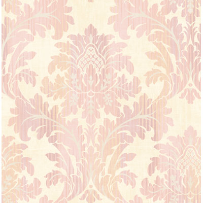 Myrto Ombre Damask Unpasted Wallpaper Roll