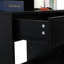 Table de coiffeuse noire