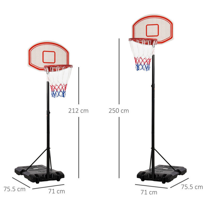 Freeport Park Seda Portable 45cm W Toddler Basketball Hoop