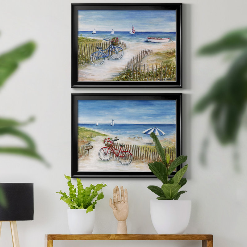 Beach Ride I - 2 pièces, H 26,5 po x l 73 po x P 1,5 po, Noir, Pas de tapis