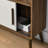 Transmit 45" Bookcase With Sliding Doors In Walnut-108574837