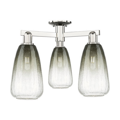 Jacquette - 3 Light Semi-Flush Mount