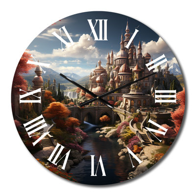 Fantasy Fantasy Realms Follow - Horloge murale fantaisie