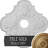 Endurathane Peralta Ceiling Medallion, 17 3/4"OD x 3 3/4"ID x 1"P (Fits Canopies up to 4 5/8"), Hand-Painted Pale Gold Finish-27784941