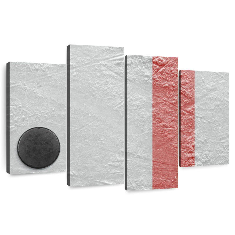 Ice hockey puck Sireci, H 42 po x l 68 po
